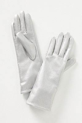 Maeve Mid-Length Faux Leather Texting Gloves