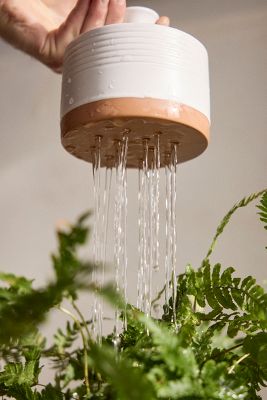 Terrain Ceramic Watering Bell In White