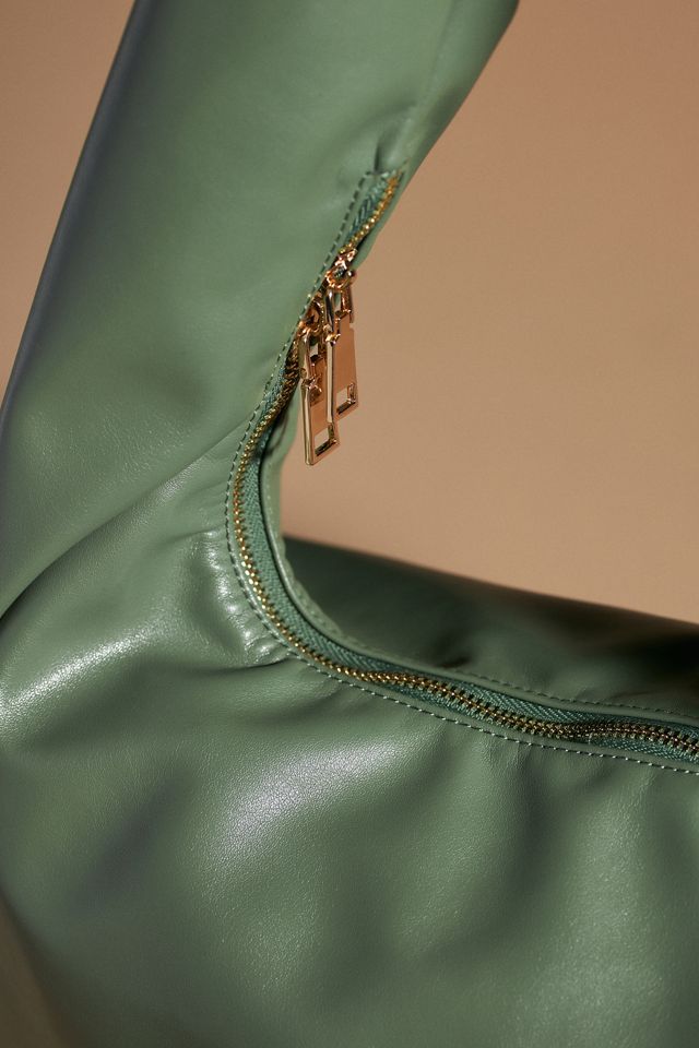 Timmie Faux-Leather Slouchy Shoulder Bag #2