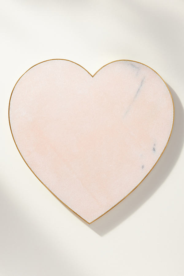 Amour Marble Heart Cheese Board