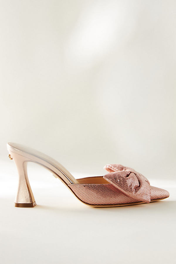 Shop Dee Ocleppo Maldives Bow Mules In Pink
