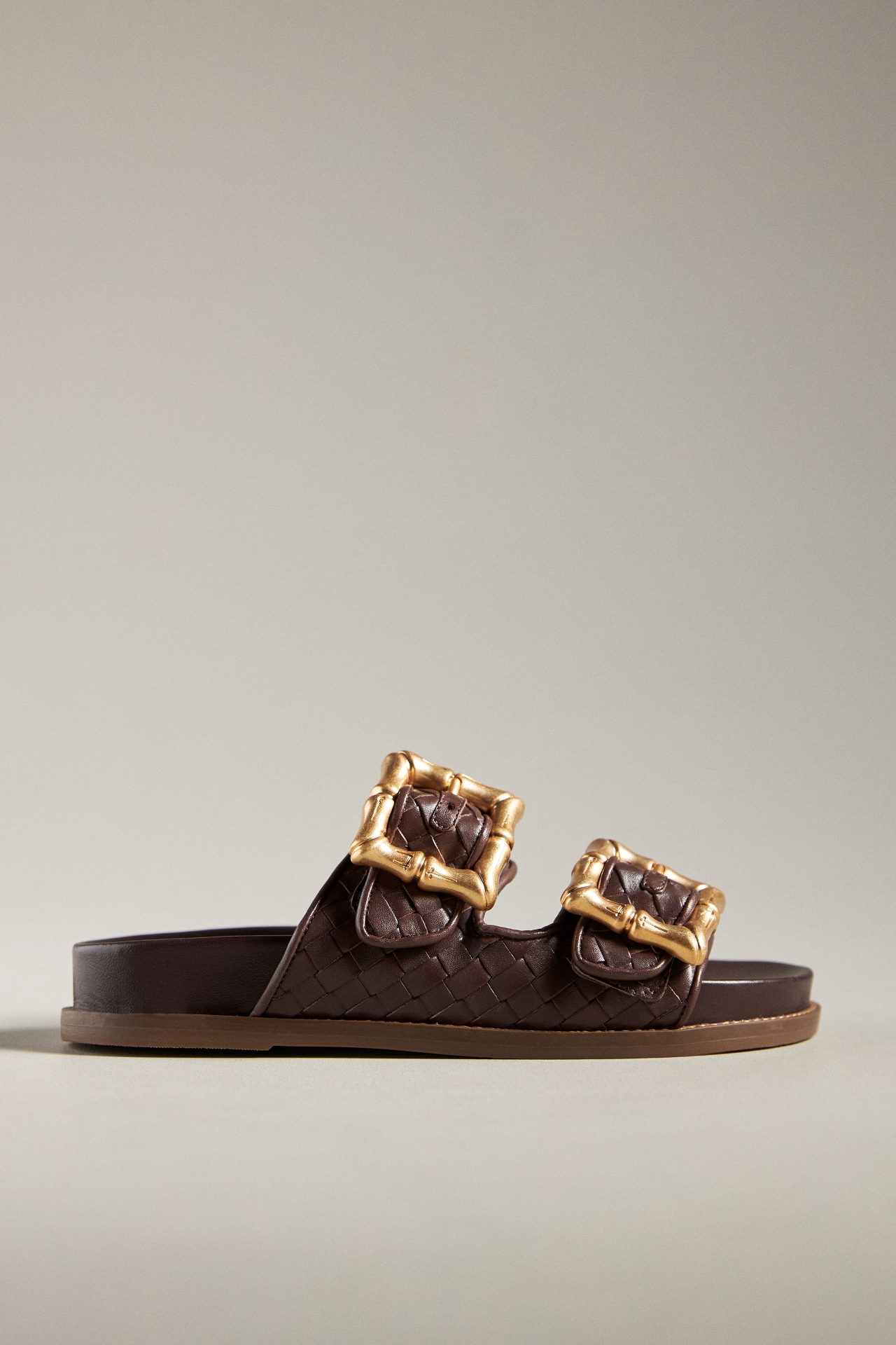 Schutz Enola Woven Slide Sandals