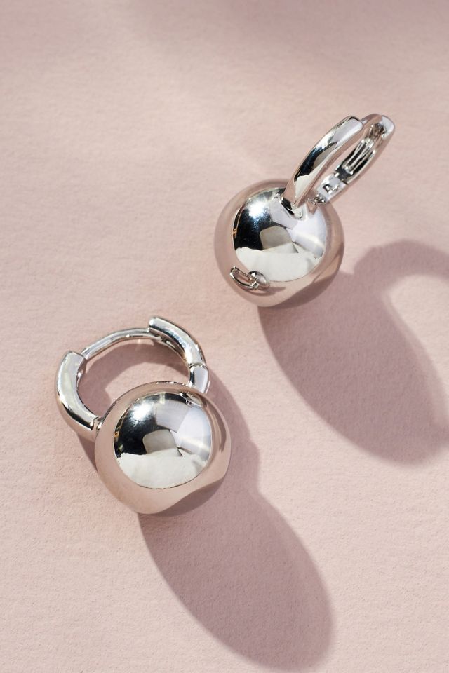 Ball Huggie Hoop Earrings Anthropologie