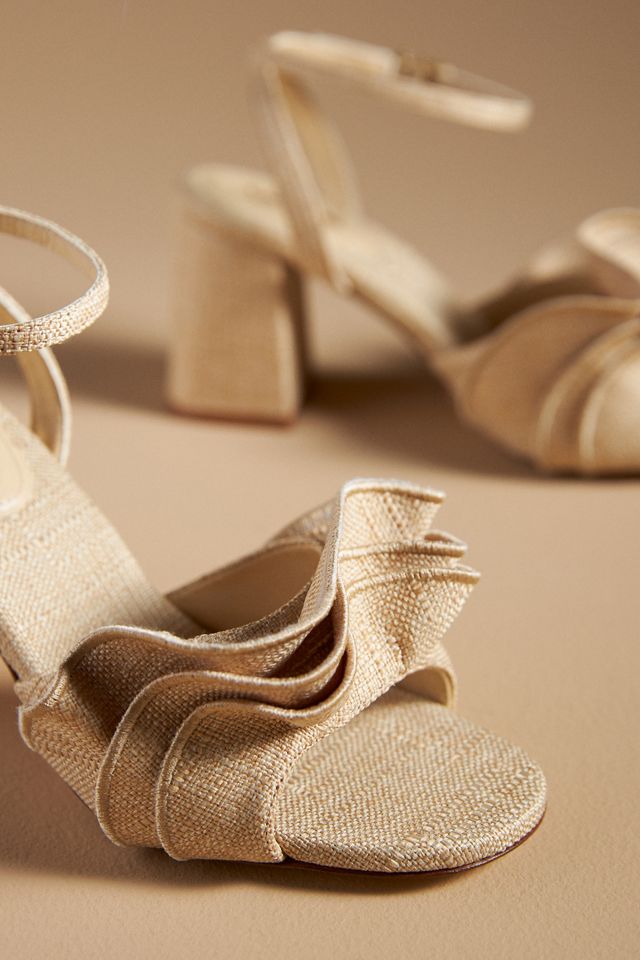 Larroudé Selena Ruffle Sandals #2