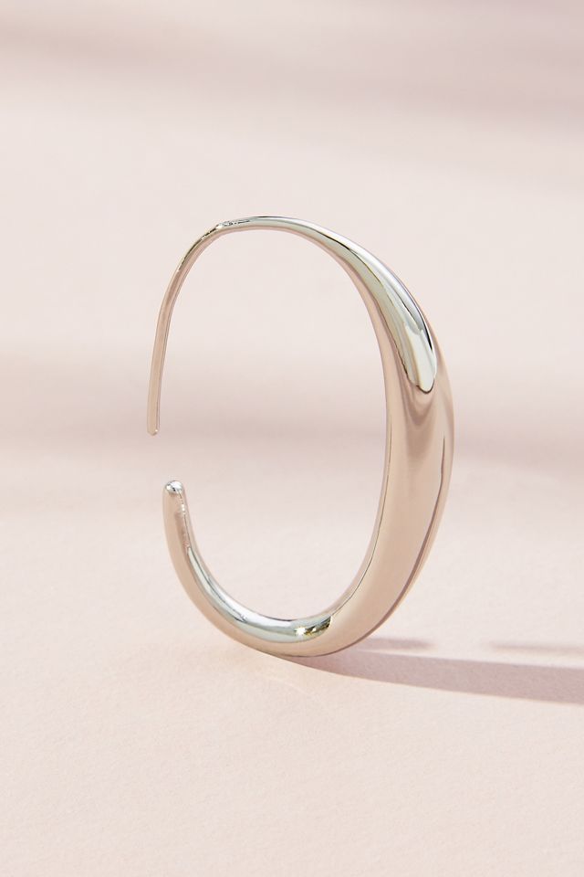 Wiry Open Hoop Earrings #1