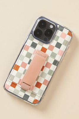 Walli Faux Leather Iphone Case In Multicolor