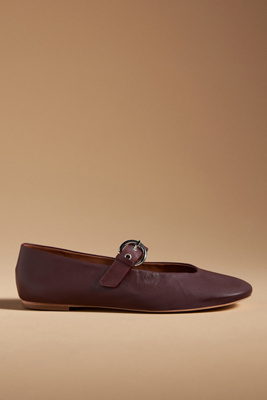 Reformation Bethany Ballet Flat In Purple