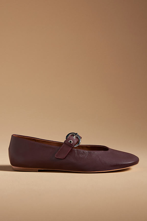 Shop Reformation Bethany Flats In Purple