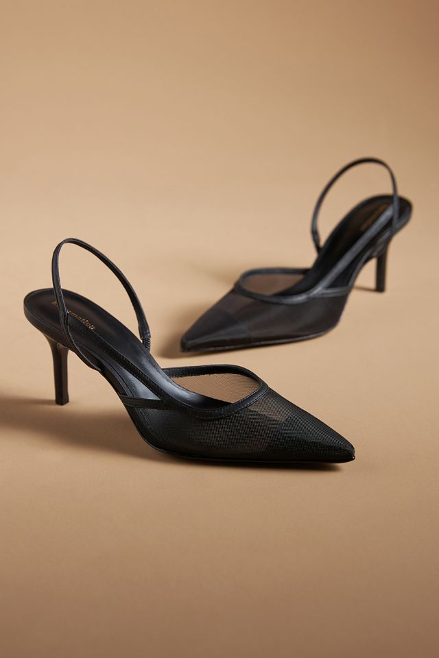 Reformation Whitnee Slingback Kitten Heels #1