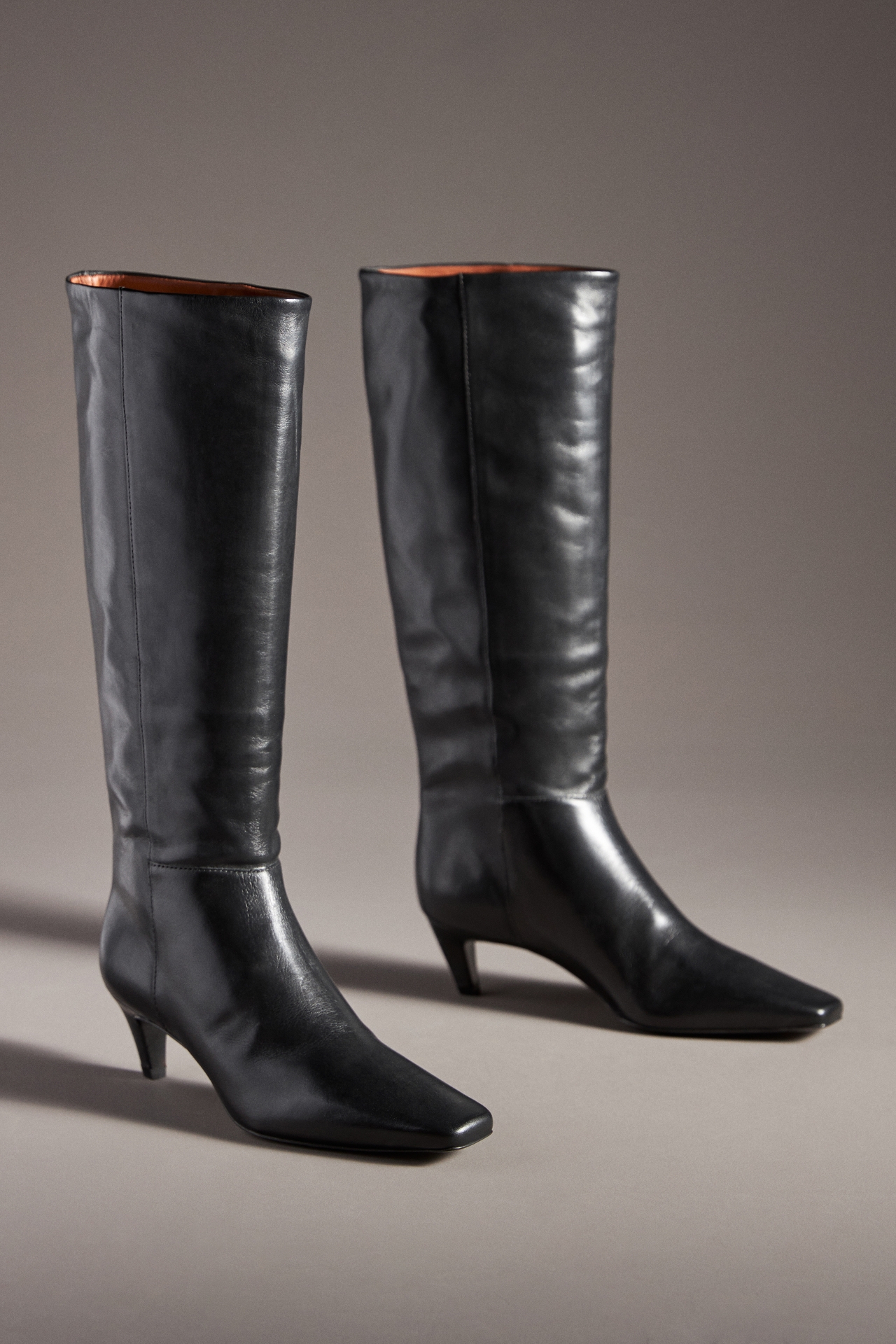 Reformation Remy Kitten-Heel Knee Boots