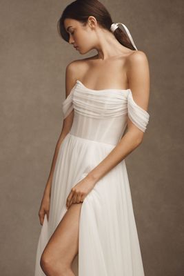 Wtoo by Watters Keala Ruched Corset Wedding Gown