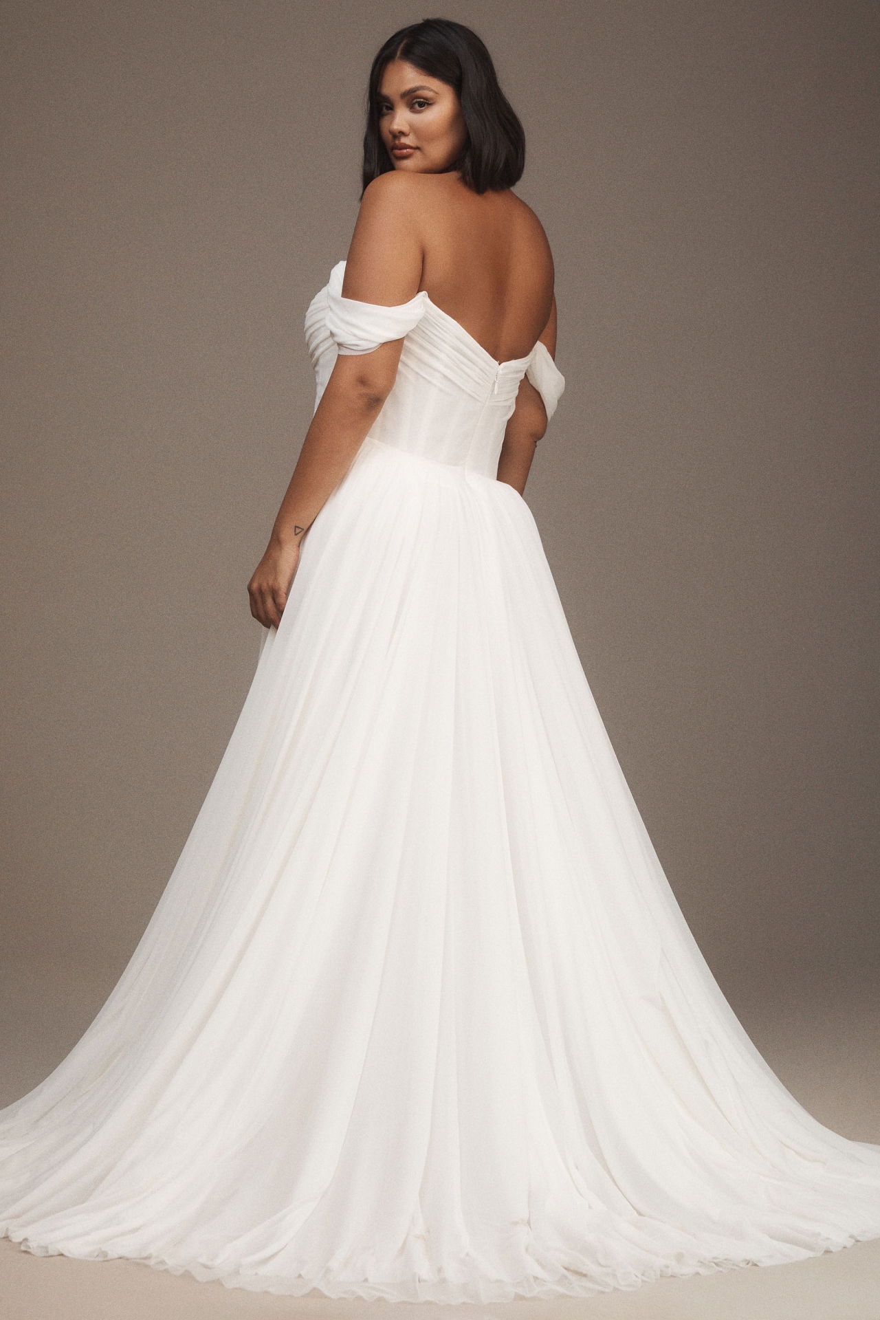 Wtoo by Watters Keala Ruched Corset Wedding Gown