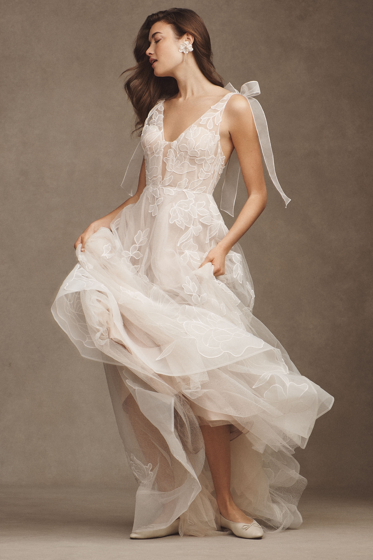 Willowby by Watters Drizzle Floral Wedding Gown