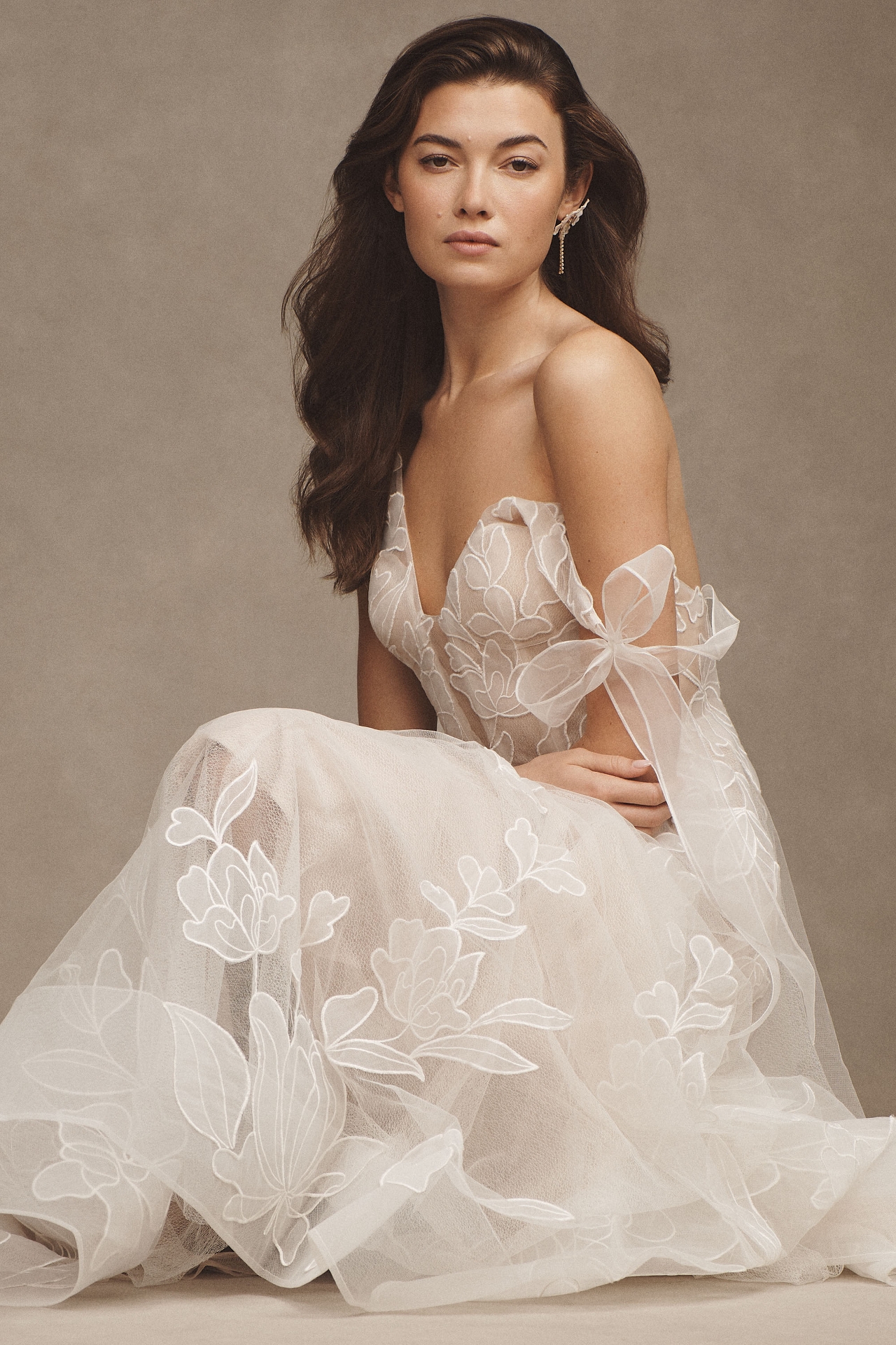 Willowby by Watters Drizzle Floral Wedding Gown