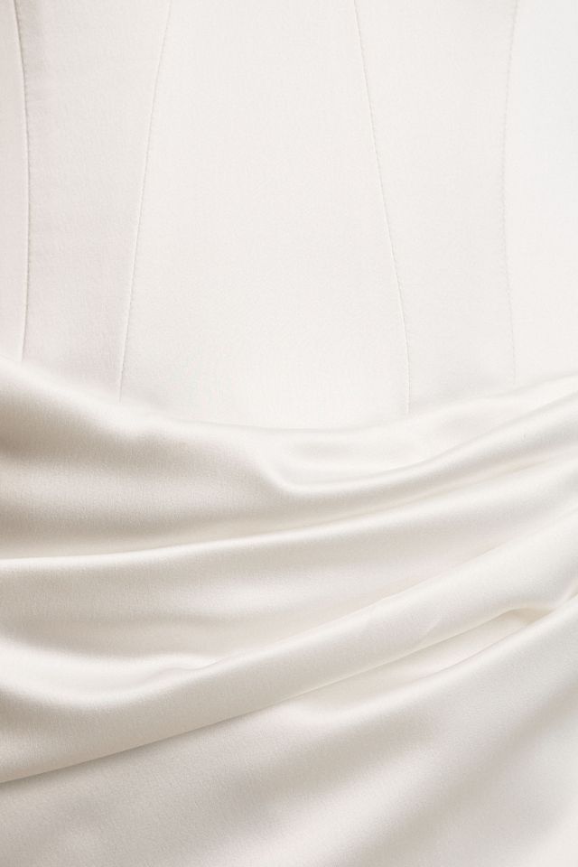 Willowby by Watters Jesse Draped One-Shoulder Corset Wedding Gown #3