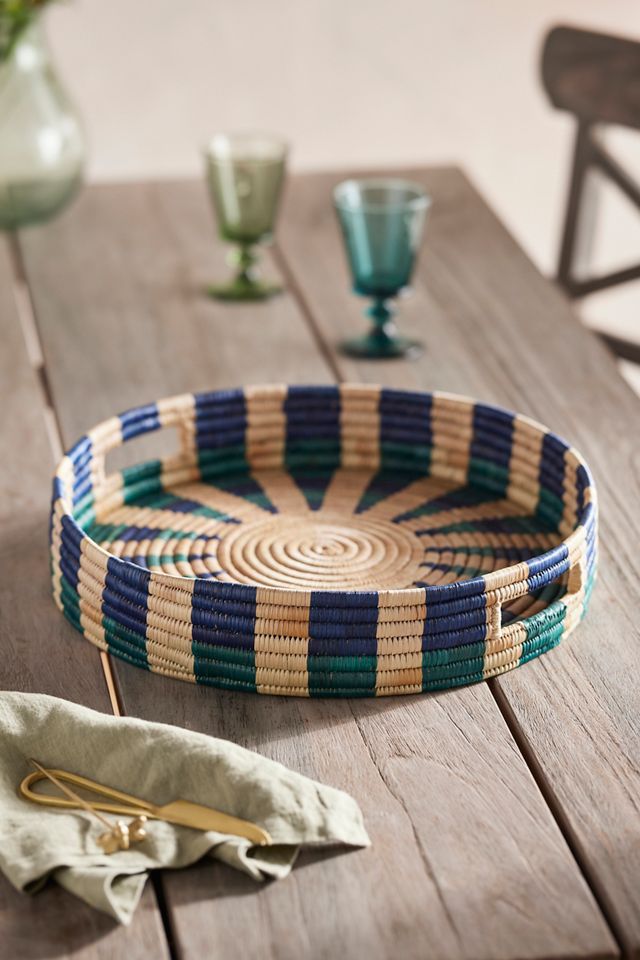 Woven Palm Leaf Tray #1