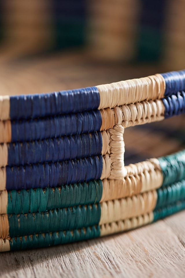 Woven Palm Leaf Tray #3