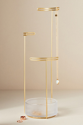 thumbnail image 2 of Suzile 3 Pcs Rotating Jewelry Display Holder 2 Tier And 3 Tier 2 of 13