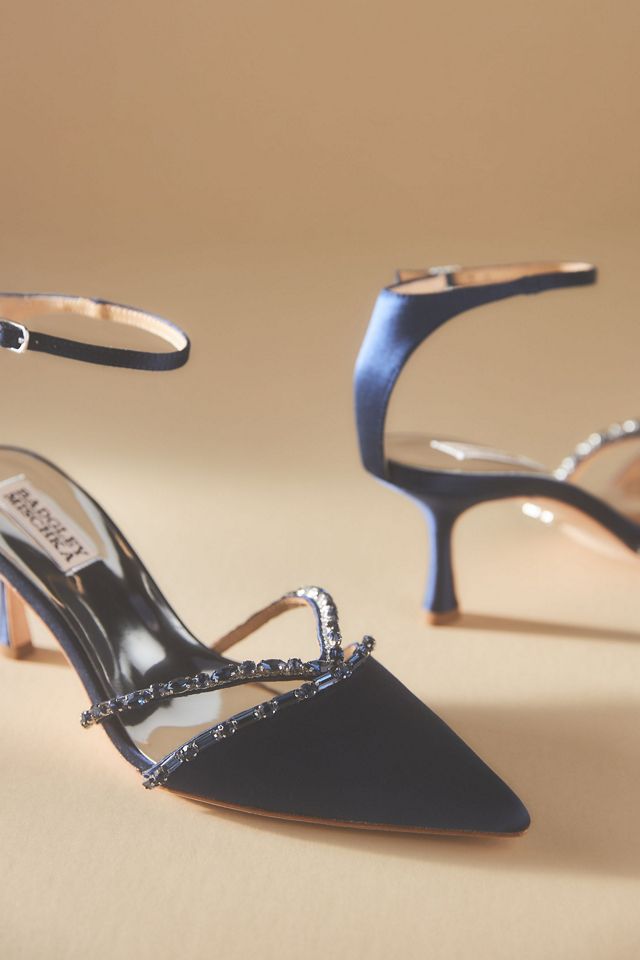 Lily Jo様用 Badgley Mischka Zendaya Gemstone-Embellished Kitten Heels