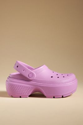 Shop Crocs Stomp Clogs In Purple