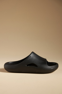 Crocs Mellow Slides Unisex Black 48 In Black
