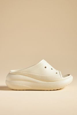 Shop Crocs Crush Slides In White