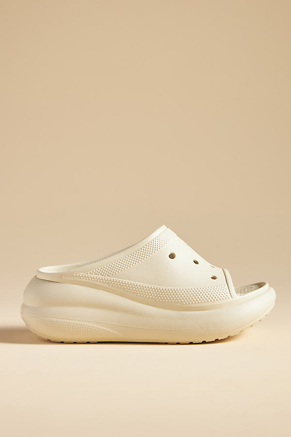 Shop Crocs Crush Slides In White