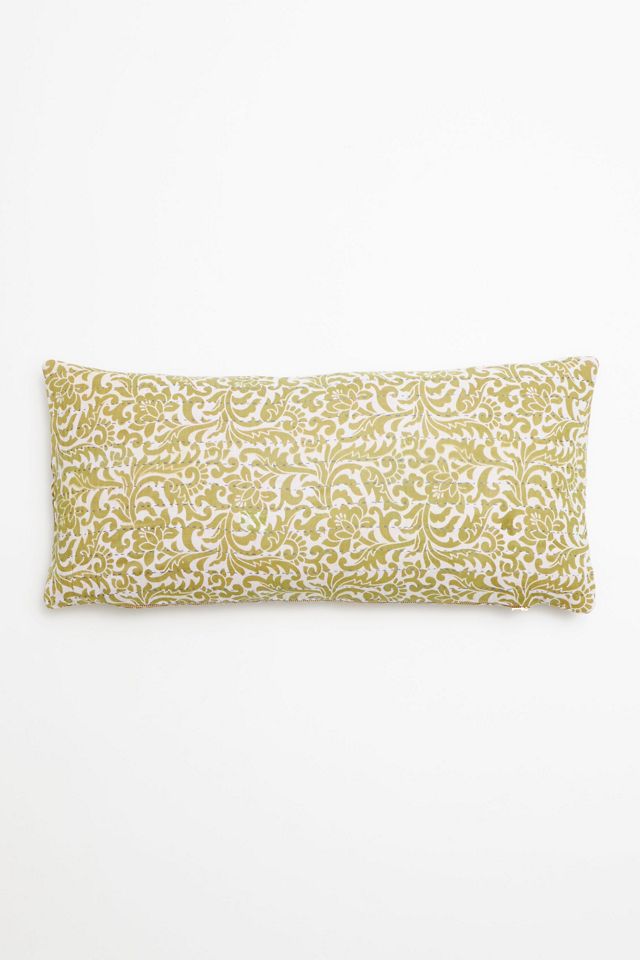 Anchal Vintage Kantha Lumbar Pillow No. P26230307 AnthroLiving