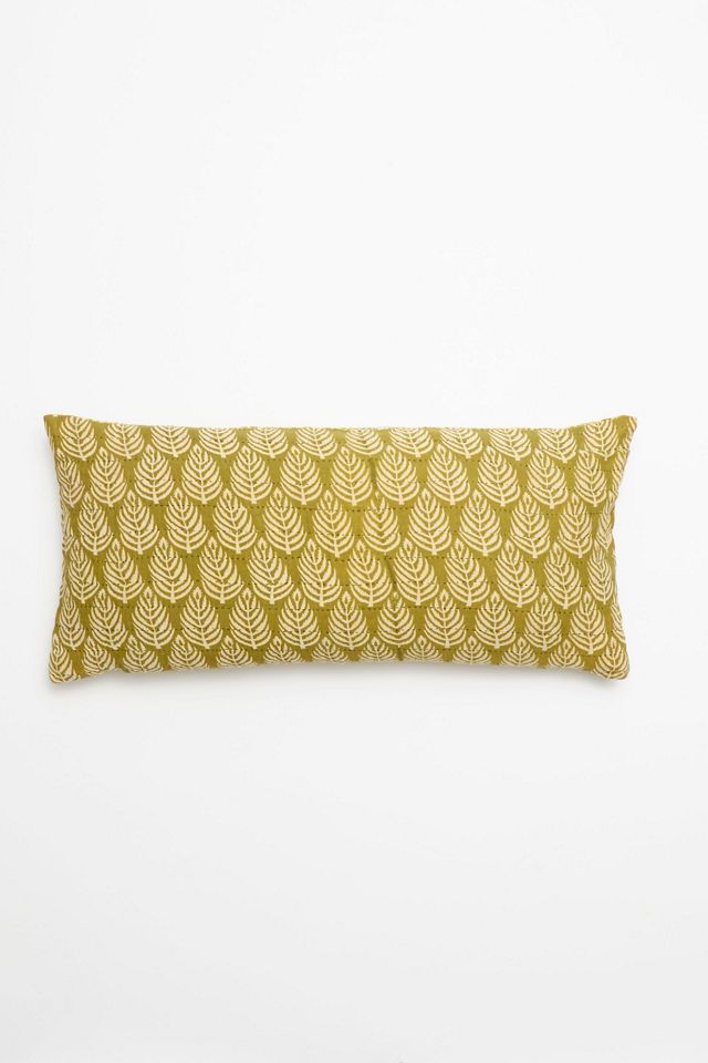 Anchal Vintage Kantha Lumbar Pillow No. P26230309 AnthroLiving