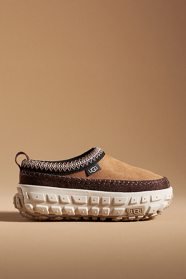 Shop Ugg Venture Daze Platform Slide Shoes In Brown