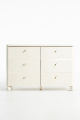 Anthropologie Tasha Six-drawer Dresser In White