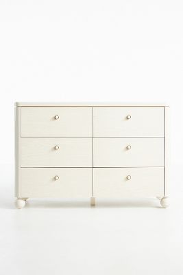 Anthropologie Tasha Six-drawer Dresser In White