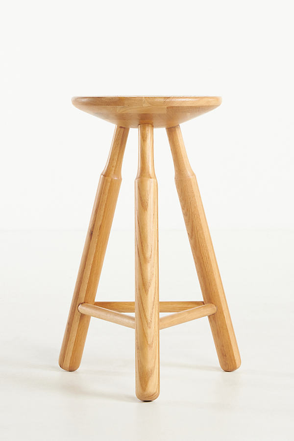 Anthropologie Dowel Counter Stool In Neutral