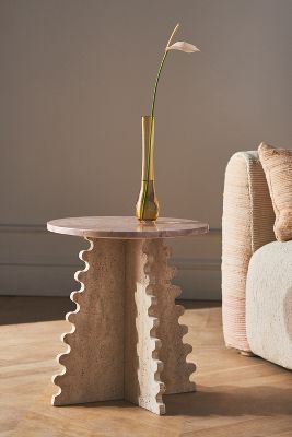 Shop Anthropologie Tia Marble-top Side Table