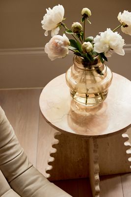 Tia Marble-Top Side Table