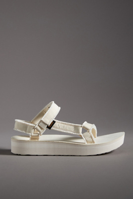 Shop Teva Midform Universal Canvas Sandals In Beige