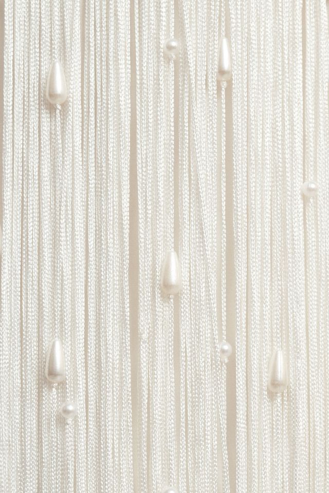 BHLDN Emmeline Strapless Pearl Fringe Mini Dress #4
