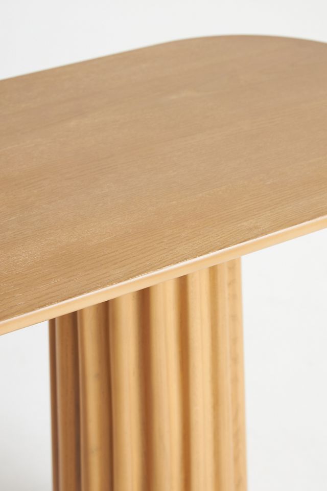 Maja Fluted Wood Console  #3