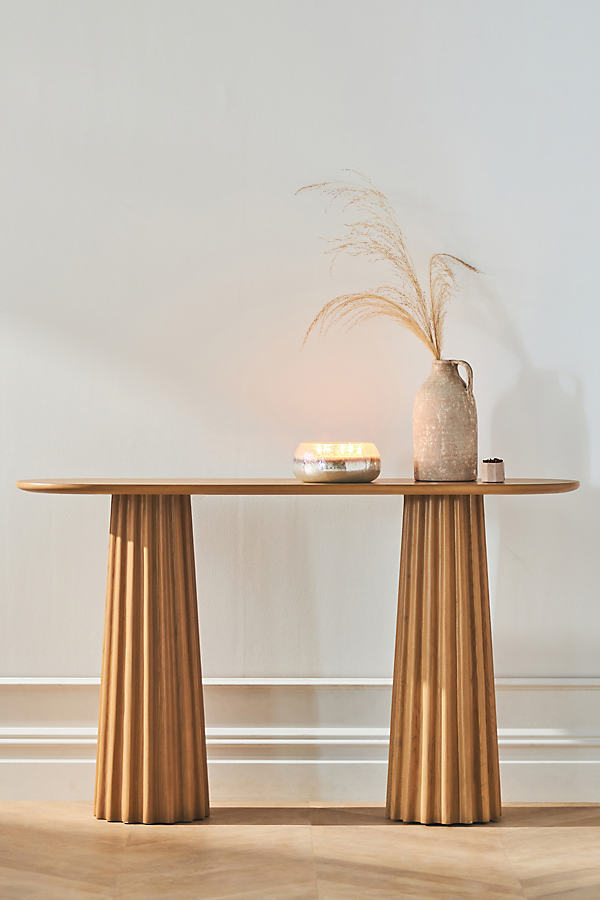 Anthropologie Maja Console In Brown