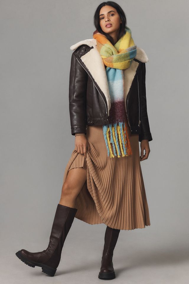 By Anthropologie Check Scarf #1