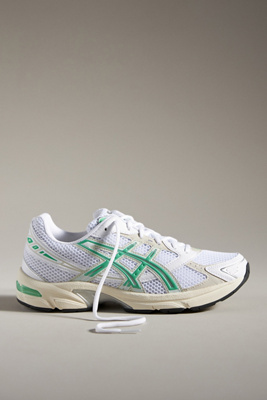 Asics Gel-1130 Sneakers In White/malachite Green, Women's At Urban Outfitters In Green