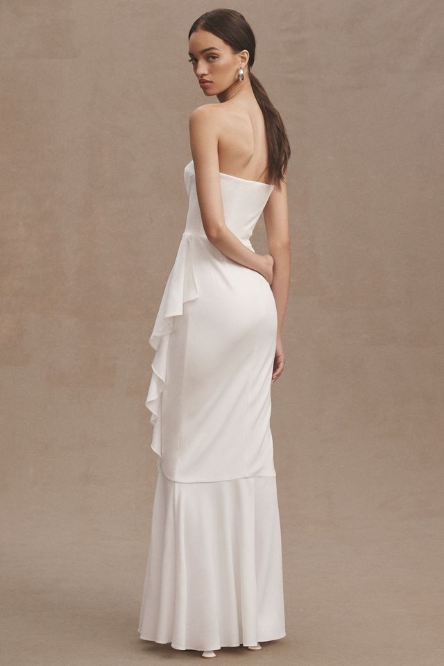 Dress The Population Paris Strapless Ruffle Mermaid Gown #2