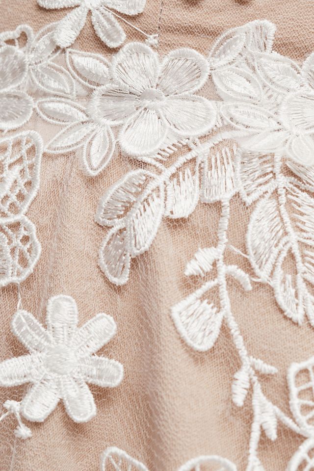 Dress The Population Tahani Fit & Flare Embroidered Midi Dress #4