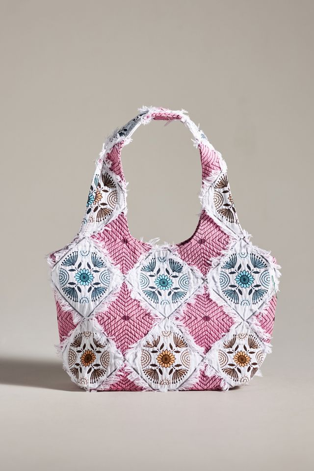 Anna Sui Patchwork Quilted Tote #1