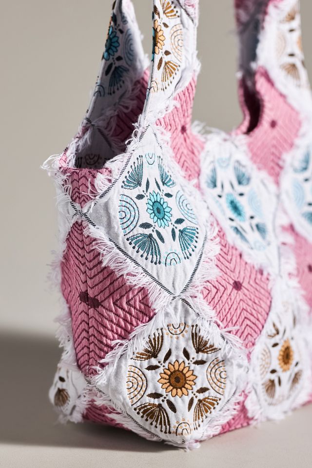 Anna Sui Patchwork Quilted Tote #2