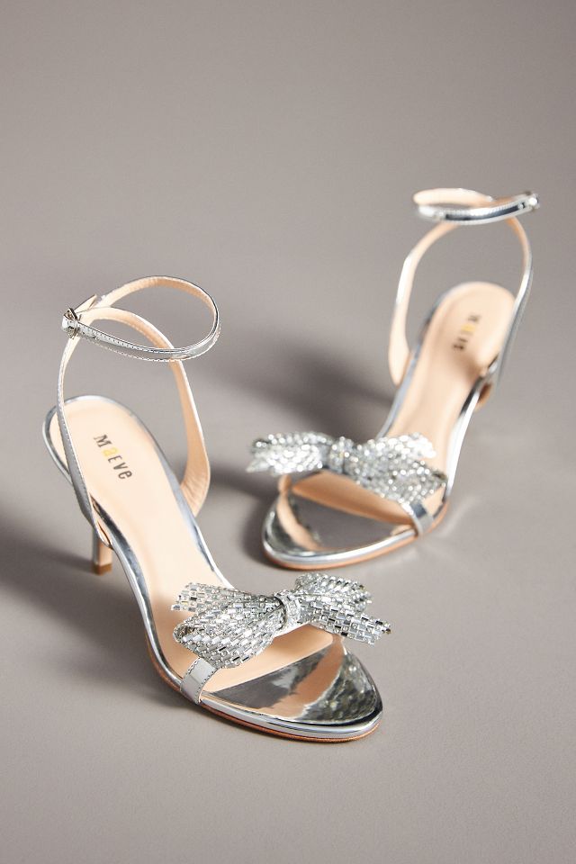 Crystal best sale bow sandals