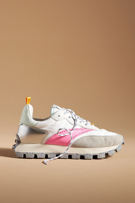 Oncept Women's Osaka Elite Trainer Lace Up Running Sneakers In Silver