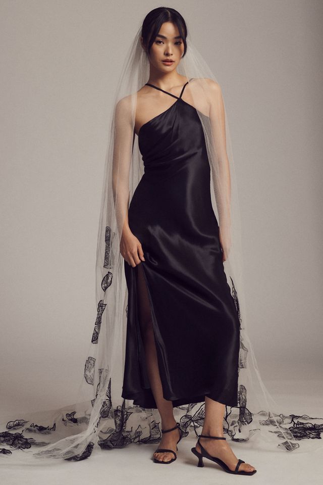 Theia Halo Embroidered Veil #1