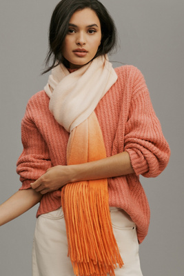 By Anthropologie Fringe Scarf