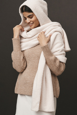New?Anthropologie-Graphic Hood Scarf Anthropologie | Accessories | Anthropologie Graphic Hooded  main image 3